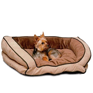 K H Bolster Couch Pet Bed with washable cover.